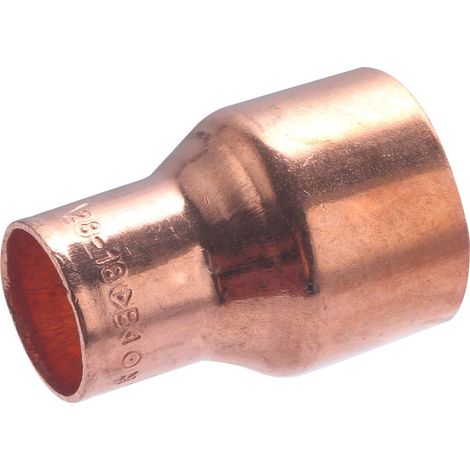 Manguito Doble Hembra Reducida de Cobre para Soldar QUICK PLOMBERIE- Ø28 Ø18