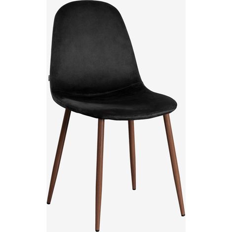 SKLUM Pack mit 2 Glamm Esszimmerstühlen Dunkles Holz