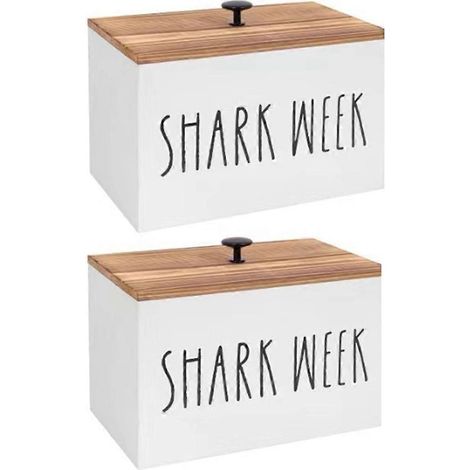 2er-Set Tamponhalter aus Holz für Badezimmer, Aufbewahrungsbox mit Deckel