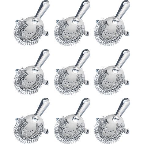 Cocktail Strainer - Inox Bar Strainer Pour Shaker Boston Et Cocktail Shaker - 1 Pièce (1/4)