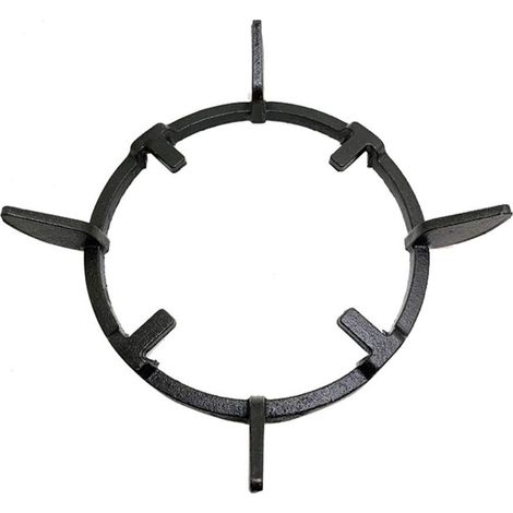 Anneau de support universel en fonte pour wok, fond rond, antidérapant, support pour table de cuisson, cuisinière, étagère, accessoires de cuisine (1/5)