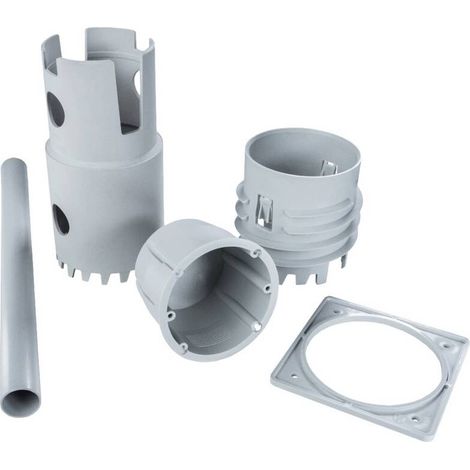 [NEUWERTIG] B-Ware Kopos Großdose KEFZ 80/VDZKB Außendämmung 850° Hellgrau Ø73mm 80 mm 1 Set (1/2)