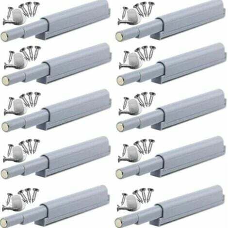 Lot de 10 loquets de porte magnétiques à pousser pour ouvrir Loquets de porte magnétiques à pousser pour ouvrir Ouvrez et fermez la porte d'une simple pression (1/5)