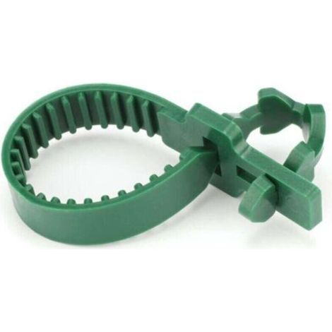10 pièces 24 cm robuste en caoutchouc souple plante arbre sangles réglable emboîtement jardin attaches pour arbuste Rose plante arbre Support (1/4)