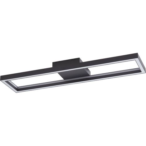 Smart Home Deckenlampe "Tjado" aus Metall dimmbar mit Fernbedienung für Wohnzimmer & Esszimmer von Lucande