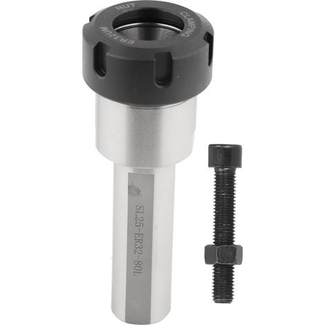 Support de mandrin à pince, tige d'extension à tige droite, outil de taraudage pour Machine de tour CNC SL25-ER32-80L (1/5)