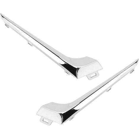 1 paire de baguettes de garniture de pare-chocs avant 23478374, résistantes aux rayures, élégantes et durables, adaptées aux modèles Chevrolet Malibu 2016-2018. (1/5)