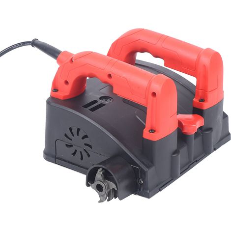 1200 W, broyeur à béton avec 26 lames, vitesse 3000 R/min, réglage en hauteur 1-4 mm, pour mur, béton, plâtre, mortier, eau de calcaire (1/5)