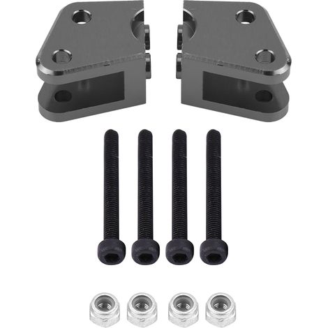 Tige de traction en alliage d'aluminium pour Axial Rock Racer 90026, pièce de rechange RC (Noir) (1/5)
