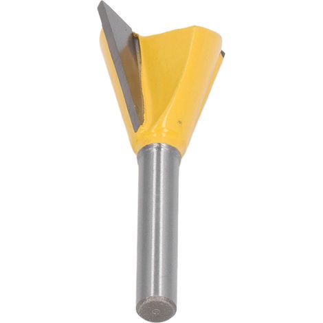 6-mm-Schwalbenschwanzfräser, 1/4-Zoll-Schaft, Holznutfräser, effizientes Fräswerkzeug, geschärft, 7/8", Präzisions-Holzbearbeitung (1/5)