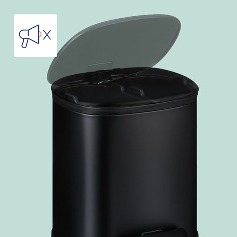 Cubo de baño de 5 l con 2 recipientes