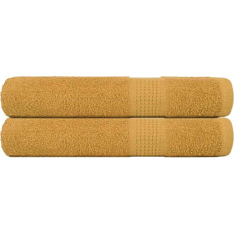 Handtücher FROGN 2 Stk. Gold 100x200 cm 360 g/m²