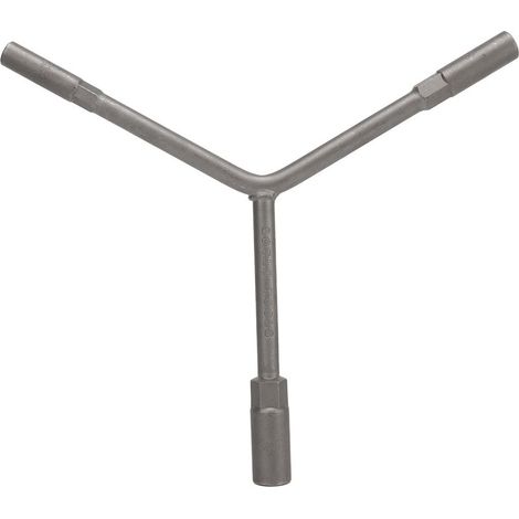 Llave hexagonal de vaso tipo Y de 3 vías, fabricada en aleación metálica robusta, de 8 mm, 10 mm y 12 mm, para reparación de vehículos y bicicletas. (1/5)