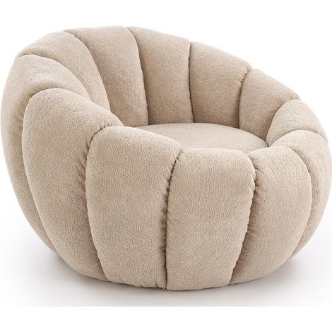 Sillón Houston Lana, Beige, 60x90x95cm, Tapiz, 0