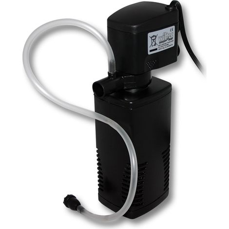 SunSun JP-022F Pompa acquario con filtro interno 600l/h 8 w, con tubo ossigenazione