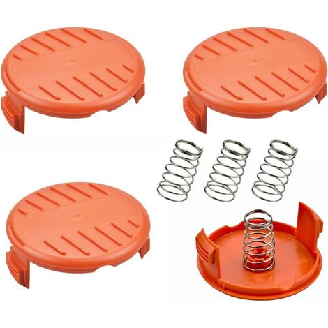 RC-100-P Lawnmower Spool Caps 4 Pieces ABS Spool Caps for RC-100-P Lawnmowers (1/4)