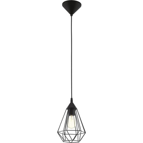 Eglo Iluminación Lámpara de techo metálica vintage Tarbes 1XE27 (1/3)