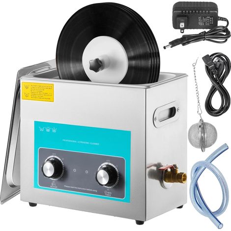 Limpiador ultrasónico, capacidad de 6 litros, frecuencia de 40 kHz, enchufe europeo de 220 V-240 V. (1/5)