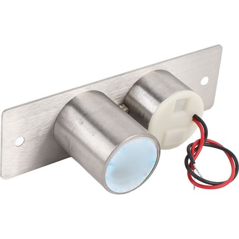 Verrou électrique à pêne tombant mini serrure encastrée inox pour porte sécurité contrôle accès (1/5)