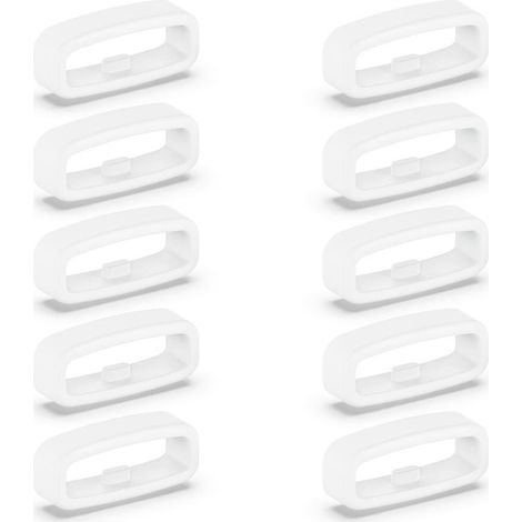 Silikon-Armband-Halteringe 18 mm 20 mm 22 mm Verschlussbänder für sicheren Halt (18 mm Weiß) (1/5)