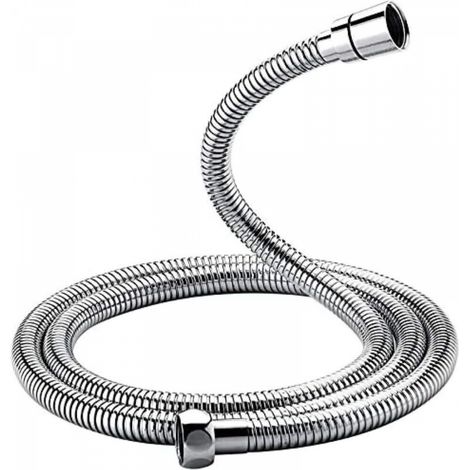 Tuyau de douche universel (G1/2 pouces, 1,5 m), tuyau de douche anti-torsion et anti-torsion, acier inoxydable/chrome (1/5)