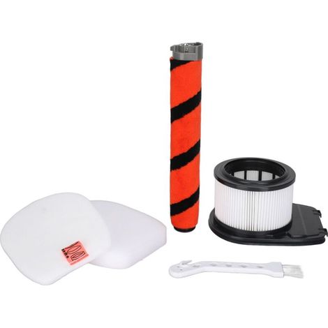 Brosse Rouleau Filtre Blanc Coton pour Aspirateur Shark IZ300UK IZ320 - Kit Nettoyage