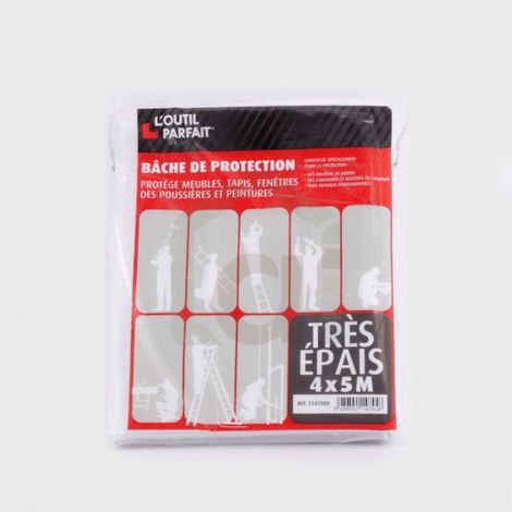 Bâche de protection L'OUTIL PARFAIT, ép. Très épaisse -