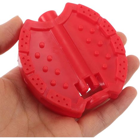 Pédales pour Tricycle Garçon et Filles 4 Pièces Plastique Antidérapant Rouge et Noir, Repose-Pieds de Rechange Ergonomiques pour Vélo Bébé, Accessoires Solide pour Vélo (1/4)