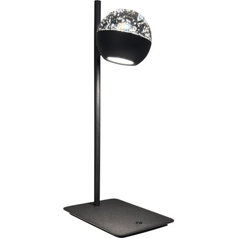 Steinhauer Exclusive - tischlampe - BELLUNO - schwarz - glas (1/3)