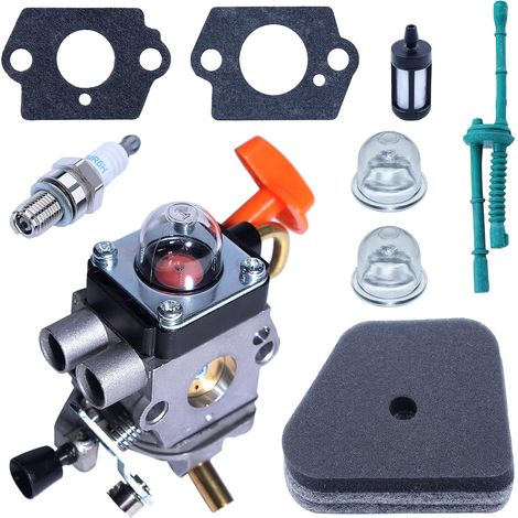 Carburateur FS90R C1Q-S174 pour Stihl FS90 FS110 HT101 FS130 FS100 FS110R KM110R KM130 HL100 HT100 FS100RX FS130R FS87 FS100R KM90 KKKM90 KMR KMR KM100KM110 KM130R FC90 FC91 FC00 (1/5)