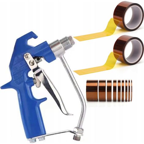 Pistola a Spruzzo Black Spray BS500 Set – Alta Pressione 500 Bar Compatibile con Graco, Wagner, Titan Qualità Professionale, Ergonomica (1/5)