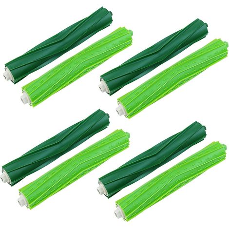 Lot de 4 brosses rechange iRobot Roomba I E J Series i7 i3 i4 i6 i8 j7 E5 E6 E7 caoutchouc (1/5)