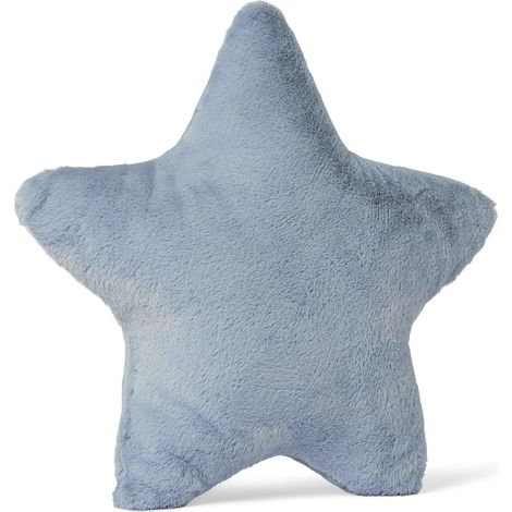 Peluche Coussin en Forme d'Étoile, Jouet Oreiller Peluche Décoratif pour Lit ou Canapé, Décoration Chambre Enfant, Bleu (1/5)