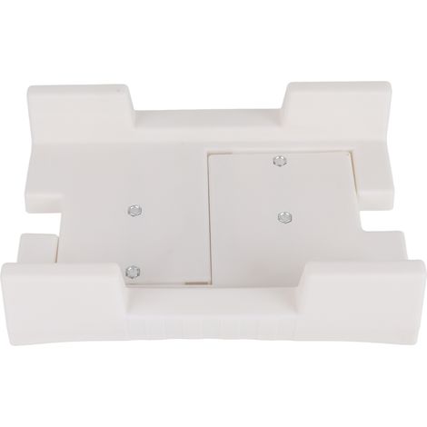 Verstellbarer PC-Ständer mit Bremsen – ABS – Schwarz – 31 x 18 x 6,5 cm – 4 Rollen inklusive (1/5)
