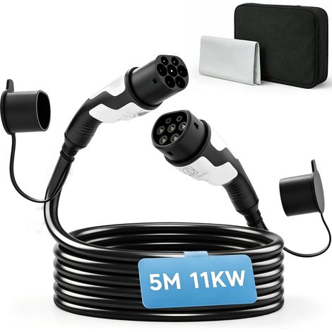 Typ 2 EV Ladekabel 11 kW 16 A Mode 3, für Wallbox IP65 Ladestation (1/5)