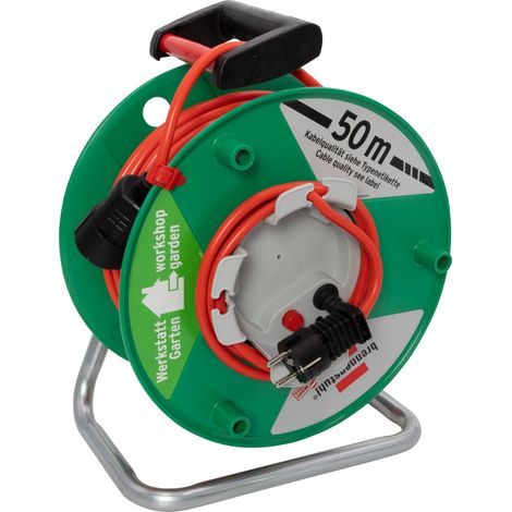 Enrouleur de câble d'extension Brennenstuhl Akyga AK-CR-04, 1 prise 3 x 1,5 mm, IP20, 50 m (1/5)