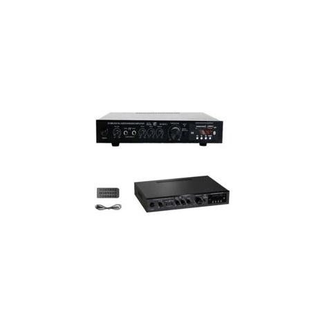 Applicable Amplificateur Hi-Fi 5.1 canaux, subwoofer pour scène à haute puissance et home cinéma avec Bluetooth 5.1, 200 W 200 W USB SD MP3 radio FM, entrées micro, optique coaxiale, amplificateur aud