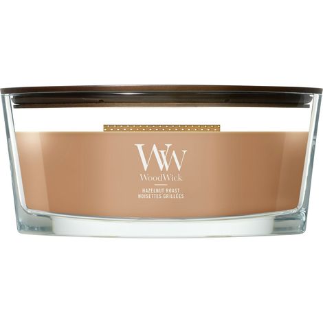 Candela Ellipse Hazelnut Roast 453g Marrone WoodWick