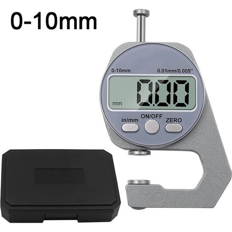 Digitales Dickenmessgerät mit LCD-Bildschirm, professionelles elektronisches Schiebemessgerät 0-10 mm. (1/5)