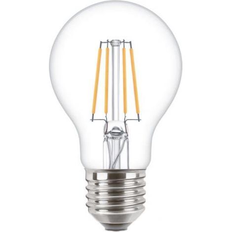 Lampadina LED E27 A60 4,3W = 40W 470lm 2700K Filamento caldo Philips CorePro