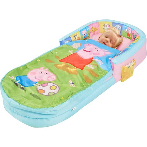 Matelas gonflable enfant 2-en-1 avec couette intégrée – Dimensions 130 x 61 x 23 cm – Housse de transport incluse – Pour 18 mois à 3 ans – Moose Toys (1/10)