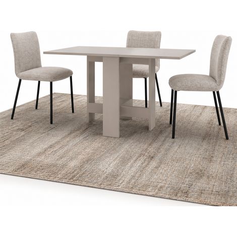 Tavolo consolle allungabile Artemio 30-130x76 cm Salvaspazio Legno Colore Sabbia (1/5)