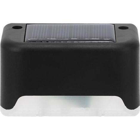 LED-Solar-Gartenleuchte, 4-teilig, Wandapplikation für Zäune, Landschaftsbeleuchtungsdekoration.