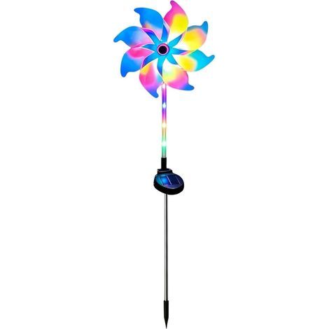 Solarleuchte wasserdichtes Kunst Dekor Windrad Windskulptur
