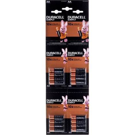Pile AAA - Alcaline - 1,5 V - 1000 mAh - Pour Appareils Électroniques - Lot de 4