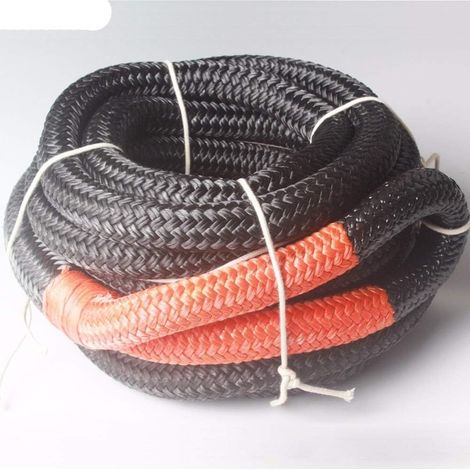 Corde de remorquage 25 mm  9 m  1inch 30ft Double Tresse Kinetic Corde synthétique Winch Corde (1/2)