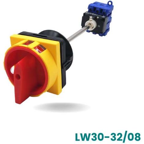 Interrupteur de sécurité principal 32A LW30-32/08 avec verrouillage (1/5)