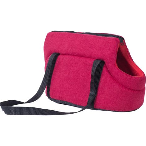 Pour Sac de Transport de Voyage pour siège de Voiture pour Chien Transporteur Confortable pour Animaux de Compagnie pour Voyager de Petits Animaux, Rouge 45x22x20cm