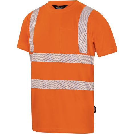 Vizwell Herren Warnschutz-T-Shirt VWTS3NO Gr. 5XL warnorange (1/3)