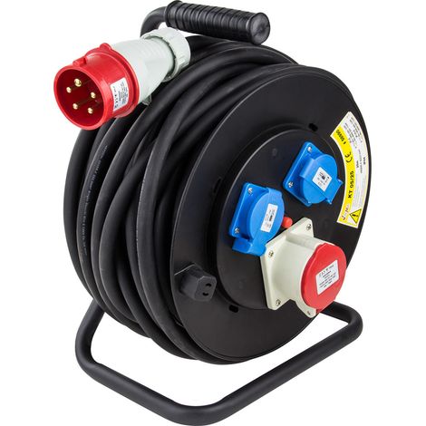 Kabeltrommel 25m 400 Volt H05RR-F 5x2,5 (1/5)
